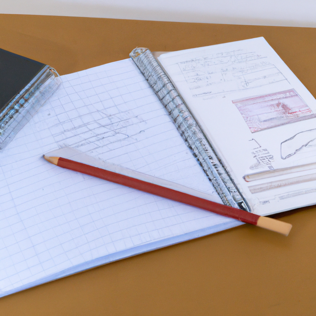 Coordinatrice pédagogique avec cahier et notes sur une table en bois